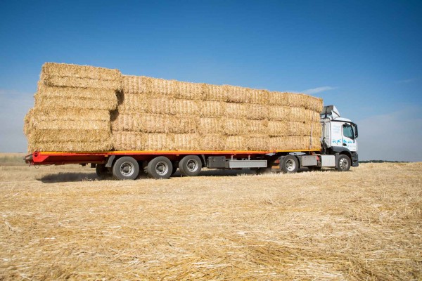 Baling of hay, straw, alfalfa