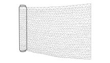 Round bale net wrap