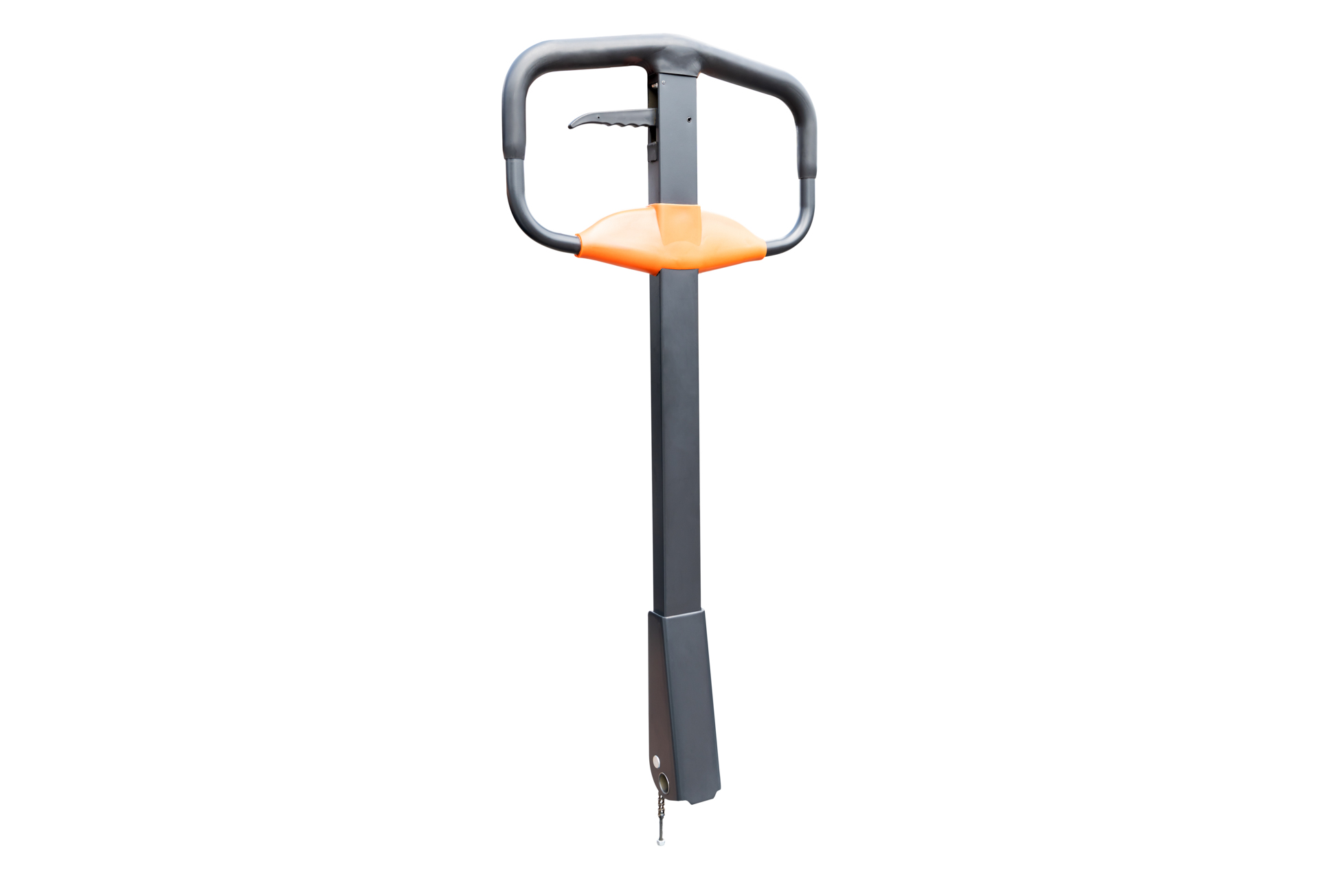 Handle to the hydraulic pallet truck