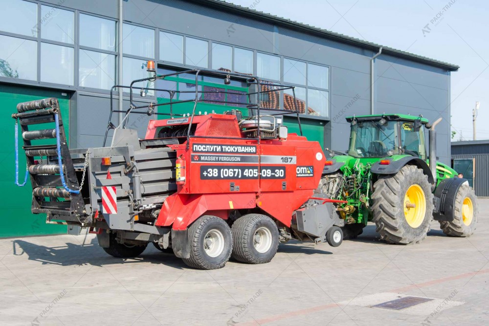 Пресс-подборщик Massey Ferguson 187 LBH 2007 г. № 1956 Пресс-подборщик Massey Ferguson 187 LBH 2007 г. № 1956