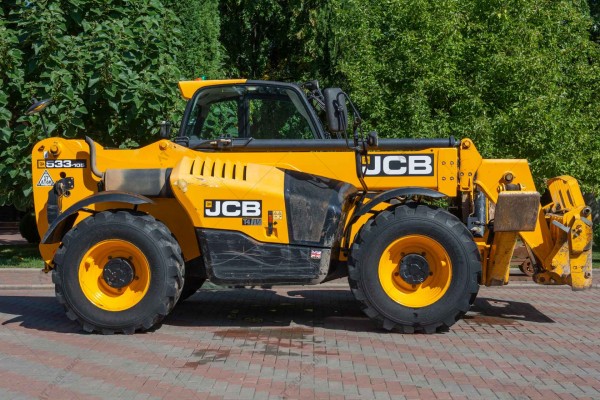 Телескопический погрузчик JCB 533-105 2018 г. 55 кВт. 5530,2 м.ч., № 3856 БРОНЬ