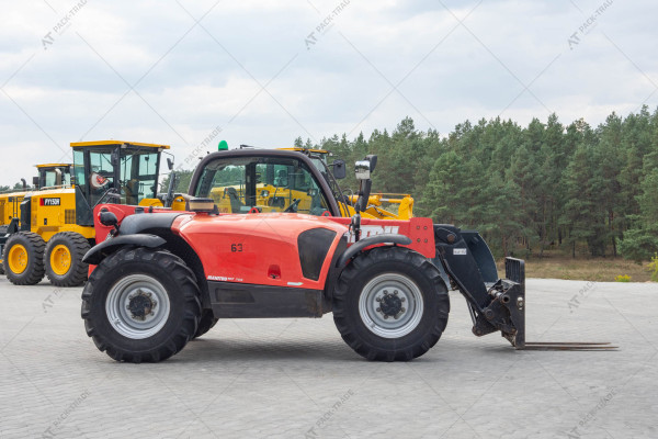 Телескопический погрузчик Manitou MT732 2014 г. 74,4 кВт. 2601 м/ч., №4773