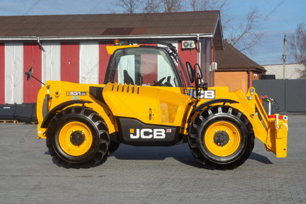 Телескопический погрузчик JCB 531-70 2024 г. 55 кВт. 74 м/ч., №5072 B