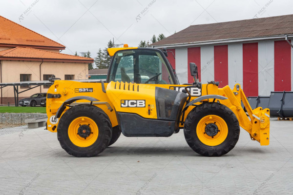 Телескопический погрузчик JCB 531-70 Agri 2019 г. 81 кВт. 4370 м/ч., №4918