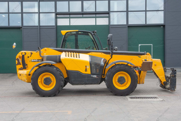 Телескопический погрузчик JCB 540-140 Hi-Viz 2017 г. 55 кВт. 4340 м/ч., №4312