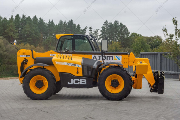 Телескопический погрузчик JCB 533-105 2017 г. 55 кВт. 4271 м/ч., №4284 