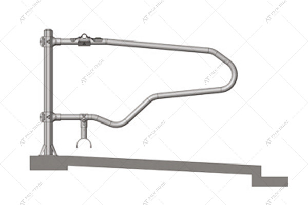 JORDAIN BRACKET ASSEMBLY SINGLE CUBICLE (BLS CLAMP)