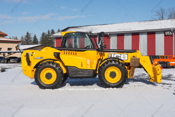 Телескопический погрузчик JCB 540-140 Hi-Viz 2021 г. 55 кВт. 3643 м/ч., №5117  B