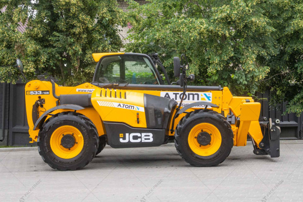 Телескопический погрузчик JCB 533-105 2015 г. 55 кВт. 6452,5 м/ч., №4213 