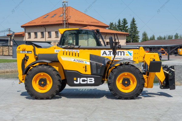 Телескопічний навантажувач JCB 533-105 2018 р. 55 кВт. 8507 м/г., №4336 B