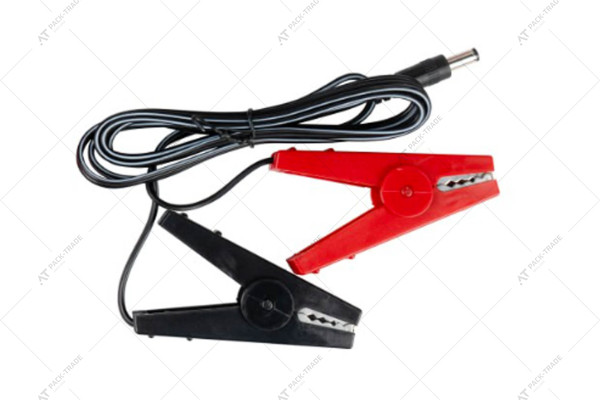 Contact wires for connecting an electric fence to a 12V battery