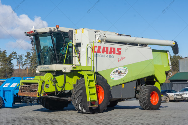 Комбайн CLAAS LEXION 480 2002 y. 303 кВт.  6662/4047 m/h., №1254