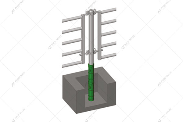 JORDAIN TRÈFLE OCTAGONAL POST 102 mm