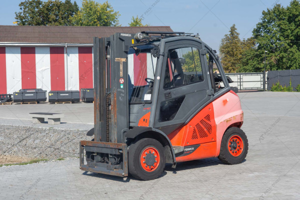 Погрузчик вилочный Linde H40T-02 2014 г. 55 кВт. 7280 м/ч.,  №4820