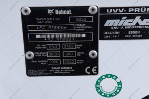 Міні навантажувач BOBCAT S630 2020 р. 55,3 кВт 550 м/год. № 5376