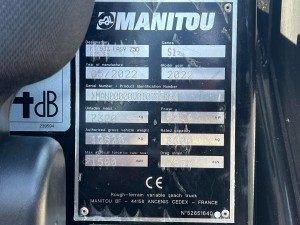 Телескопический погрузчик Manitou MT933 2022 г. 55,4 кВт. 251 м/ч., №3853 L