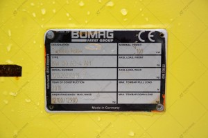 BOMAG BW190AD-4 AM 2010 y. 3988,8 m/h., № 2737 RESERVED