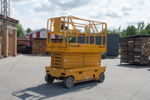 Электрический ножничный подъемник Haulotte Compact 14 2016 г. 4,5 кВт. 627 м/ч. № 5393