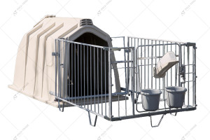 Одинарна огорожа для телят CALF-TEL C-Series ELITE