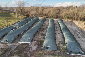 Захисна сітка для силосу 5 х 20м