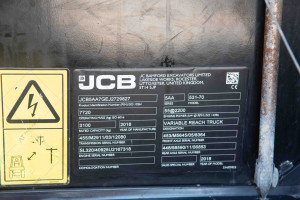 Телескопический погрузчик JCB 531-70 2018 г. 55 кВт., 2487 м/ч. №6537