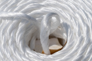 Polypropylene twine Stella Azzurra 130, white