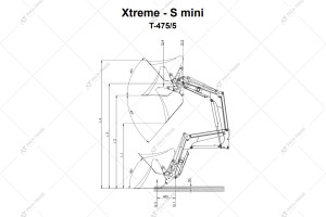 Фронтальний навантажувач на трактор Hydramet Xtreme S MINI