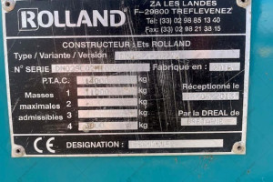 Manure spreader Rolland Rollface 5517
