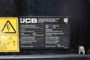 Телескопічний навантажувач JCB 540-140 Hi-Viz 2020 р. 55 кВт, * Sway 5808 м/г., №6257 B