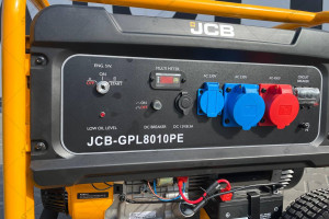 Бензиновий  генератор JCB-GPL8010PE 7,9/7,5 кВт