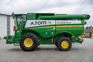 Комбайн John Deere S670i Hill Master 2016 р.1558/1199 м/г.з жниваркою 625F 2014р. та причепом № 5566
