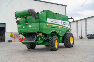 Комбайн John Deere S670i Hill Master 2016 р.1558/1199 м/г.з жниваркою 625F 2014р. та причепом № 5566