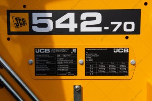 JCB 542-70 AGRIXTRA 2022 y. 112 kW. 76 m/h., № 3830 L