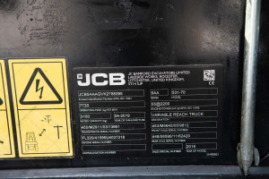 JCB 531-70 2019 y. 55 kW. 965 m/h., №4294