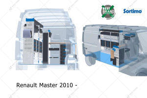 Мобильная СТО (мастерская) Sortimo для автомобиля Renault Master 2010 V2