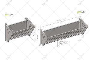 JORDAIN MODULAR COW HAY RACK