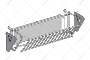 JORDAIN MODULAR COW HAY RACK