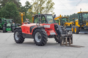 Телескопический погрузчик Manitou MT732 2014 г. 74,4 кВт. 2601 м/ч., №4773