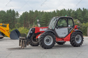 Телескопический погрузчик Manitou MT732 2014 г. 74,4 кВт. 2601 м/ч., №4773