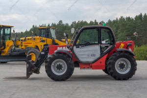 Телескопический погрузчик Manitou MT732 2014 г. 74,4 кВт. 2601 м/ч., №4773