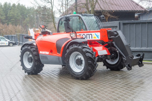 Телескопический погрузчик Manitou MT732 2014 г. 74,4 кВт. 2601 м/ч., №4773