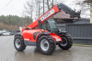 Телескопический погрузчик Manitou MT732 2014 г. 74,4 кВт. 2601 м/ч., №4773