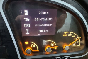 Телескопический погрузчик JCB 531-70 2017 г. 2001 м/ч. № 5627 Телескопический погрузчик JCB 531-70 2017 г. 2001 м/ч. № 5627