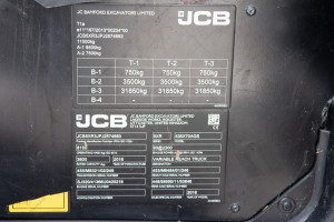 Телескопический погрузчик JCB 536-70 93 кВт 2018 г. 5007 м/ч. № 5314