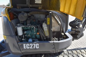 Мини экскаватор Volvo EC27C 2015 г. 20,4 кВт. 2800 м/ч., № 2977 L БРОНЬ
