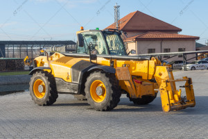 Телескопический погрузчик JCB 540-140 Hi-Viz 2017 г. 55 кВт. 7000 м/ч., №5112 B