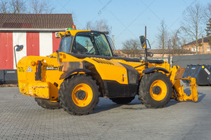 Телескопический погрузчик JCB 540-140 Hi-Viz 2017 г. 55 кВт. 7000 м/ч., №5112 B