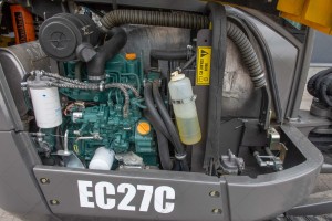 Мини экскаватор Volvo EC27C 2017 г. 20,4 кВт. 2764 м/ч., № 3668 БРОНЬ