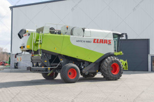 Комбайн СLAAS LEXION 580 2004 г. 316 кВт 3604/2704  м/ч. с жаткой V900 и прицепом CLAAS №5089