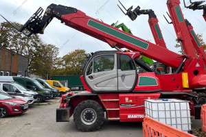 Телескопический погрузчик Manitou MRT 2470+ 2018 г. 129 кВт 1891 м/ч.